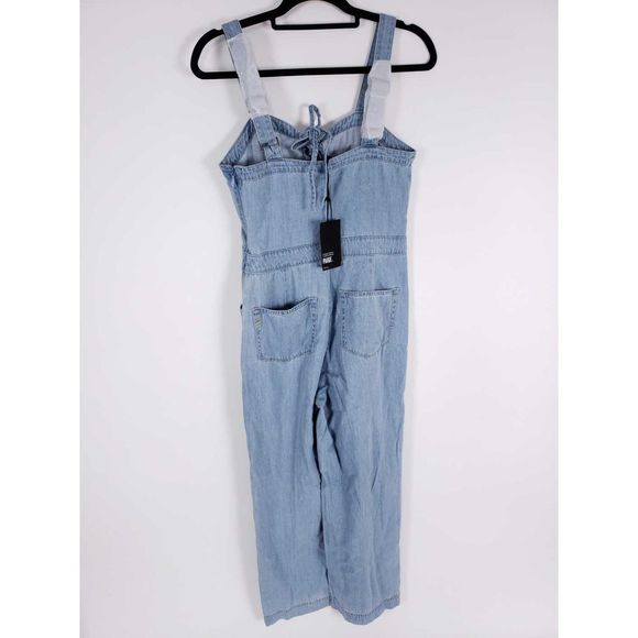 PAIGE November Lace Up Chambray Jumpsuit - Picture 4 of 7